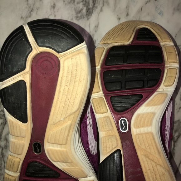 Nike LunarLon pink purple sneakers womens Size:8 - Picture 8 of 12